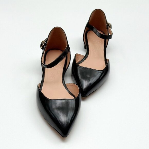 J Crew Pointed-toe flats in spazzolato leather Size 5.5 - Picture 3 of 6